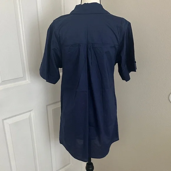 Walter Baker Navy casual Shirt Dress - Picture 6 of 9